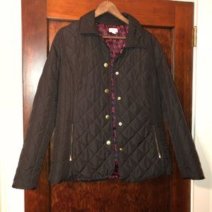 Crown and Ivy Black Quilted Jacket